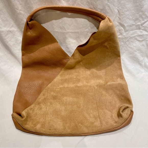 SHIRALEAH Arden Vegan Pebble Grain Leather/Suede Tote Bag. Like new. - Picture 3 of 6